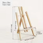 Small wooden easel